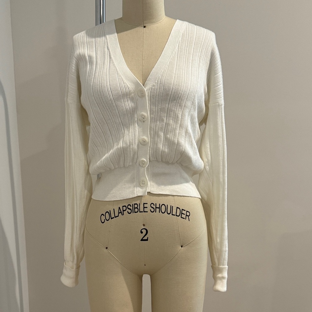 Cotton by autumn Cashmere white cardigan